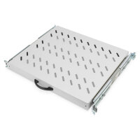 DIGITUS Fachboden 1HE 30x483x385mm bis 25kg grau ausziehbar
