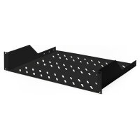 DIGITUS Fachboden 2HE 88x482x349mm bis 25KG schwarz