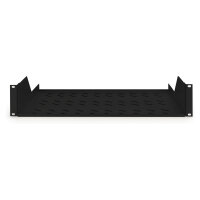 DIGITUS Fachboden 2HE 88x482x349mm bis 25KG schwarz