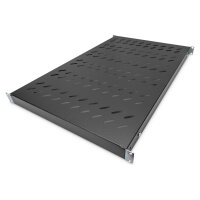 DIGITUS Fachboden 1HE 44x482x700-1180mm bis 50kg schwarz var
