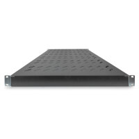 DIGITUS Fachboden 1HE 44x482x700-1180mm bis 50kg schwarz var