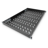 DIGITUS Fachboden 1HE 44x482x700-1180mm bis 50kg schwarz var