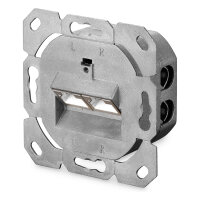 DIGITUS RJ45Dose Cat6 2xRJ45 geschirmt Aufputz Signalweiß