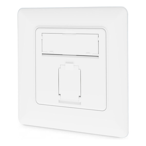DIGITUS Netzwerkdose CAT 6A Klasse EA geschirmt 1xRJ45 weiß