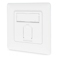 DIGITUS Netzwerkdose CAT 6A Klasse EA geschirmt 1xRJ45 weiß