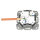 DIGITUS Netzwerkdose CAT 6A Klasse EA geschirmt 1xRJ45 weiß