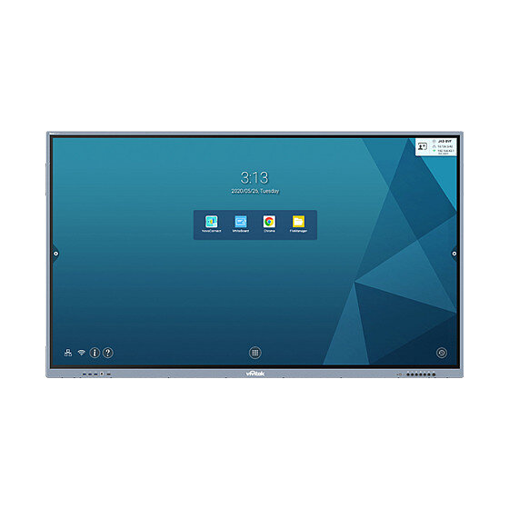 VIVITEK DS NovoTouch BK750i silber 75/3xHDMI/VGA/DP/USB
