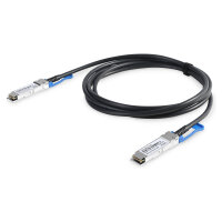 Kabel QSFP28 100G DAC 1.0m schwarz AWG 30