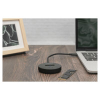 DIGITUS Docking USB-C->NVMe/SATA SSD schwarz
