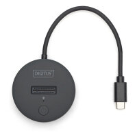 DIGITUS Docking USB-C->NVMe/SATA SSD schwarz