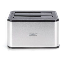 DIGITUS Docking USB ->2x 2,5"/3,5" SATA HHD, SSD silber