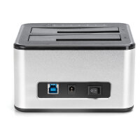 DIGITUS Docking USB ->2x 2,5"/3,5" SATA HHD, SSD silber