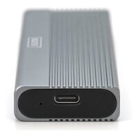 DIGITUS Gehäuse USB 3.1 Gen2 SSD M2 SATAIII Alu