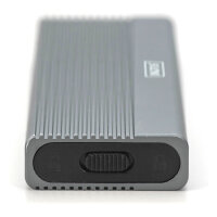 DIGITUS Gehäuse USB 3.1 Gen2 SSD M2 SATAIII Alu