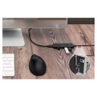 DIGITUS USB 3.0 Hub 4-Port Slim, USB-C Adapter 1,2m Kabel