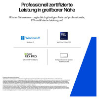 HP ZBook X G1i Intel Core Ultra 9 285H 40.64cm 16Zoll WQUXGA 64GB 1TB/SSD NVIDIA RTX PRO 1000 8GB W11P 1J Gar (DE)
