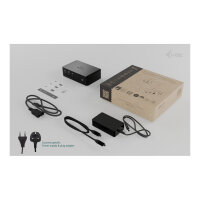 I-TEC Thunderbolt 5 Quattro Display DS 2xTB5 2xHDMI 1x2.5GLAN 1xAudio/Mic 1xUSB-C Gen2