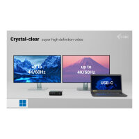 I-TEC Thunderbolt 5 Quattro Display DS 2xTB5 2xHDMI 1x2.5GLAN 1xAudio/Mic 1xUSB-C Gen2
