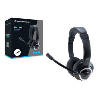 CONCEPTRONIC Headset Klinke Mikro,int.Bed.Stereo 2.0m sw