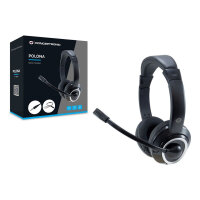 CONCEPTRONIC Headset Klinke Mikro,int.Bed.Stereo 2.0m sw
