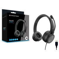 CONCEPTRONIC Headset USB-A Mikro,int.Bed.Stereo 2.0m sw