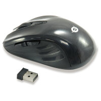 CONCEPTRONIC Optical Wireless 6-Tasten Travel USB Maus sw