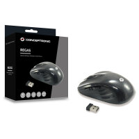 CONCEPTRONIC Optical Wireless 6-Tasten Travel USB Maus sw