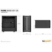 Midi be quiet! PURE BASE 501 DX Black