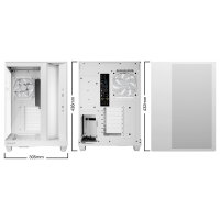 Midi be quiet! Light Base 500 LX White