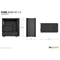 Midi be quiet! Pure Base 501 LX Black