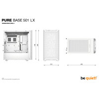 Midi be quiet! Pure Base 501 LX White