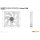 140mm be quiet! Lüfter 140*140*25 Light Wings PWM Reverse White
