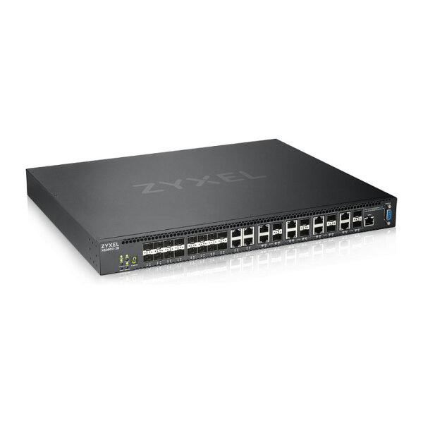 12+16P Zyxel XS3800-28 M RM