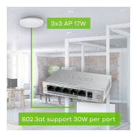 5P Zyxel GS-1005HP POE