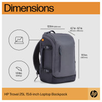 HP Travel 25 Liter 15.6inch Iron Grey Laptop Backpack