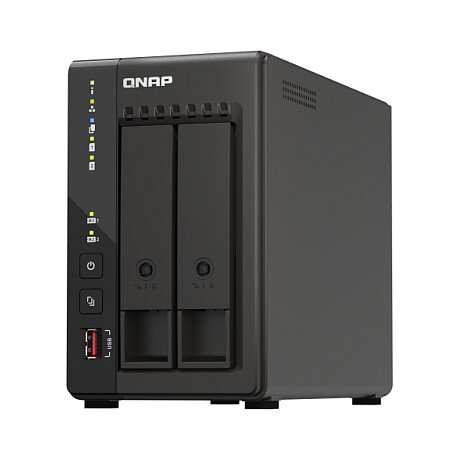 QNAP TS-253E NAS-Server 2 Schächte Intel Celeron J6412 2,6GHz SATA 6Gb/s