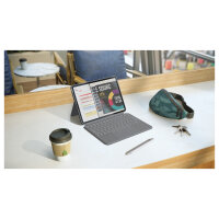 Logitech Combo Touch Tastatur Trackpad Apple iPad Air 11-13 Oxford Gray