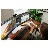 HP Maus 710 Kabellos BT/USB-A/C-Empfänger 7 Tasten Schwarz