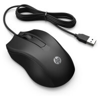 HP 105 Wired Mouse Black USB-A