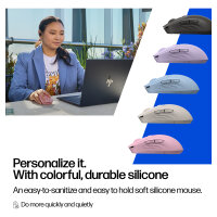 HP 400 Quiet Pink Wireless Mouse EURO (P)