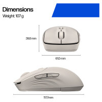 HP 400 Quiet Maple Wireless Mouse EURO (P)