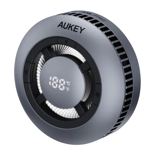 Aukey MagFusion GameFrost Qi2 Magnetic Wireless Charger Black