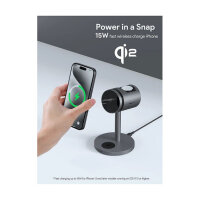 Aukey MagFusion Pro 3-in-1 MagSafe Wireless Charging Stand