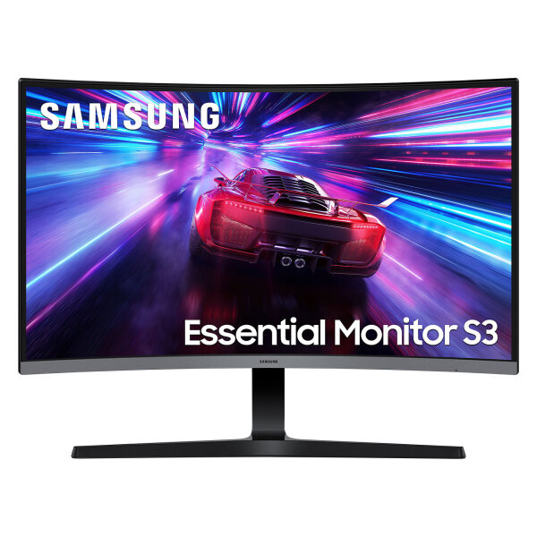 68,0cm/27" (1920x1080) Samsung Essential S3 S39GD S27D396GAU 16:9 FHD VA Curved 4ms 100Hz D-Sub HDMI VESA Speaker Black