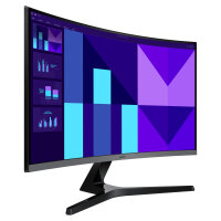68,0cm/27" (1920x1080) Samsung Essential S3 S39GD S27D396GAU 16:9 FHD VA Curved 4ms 100Hz D-Sub HDMI VESA Speaker Black