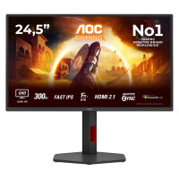 62,2cm (24,5") Q25G4SR 16:09 2xHDMI+DP black/red