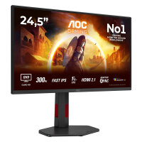 62,2cm (24,5") Q25G4SR 16:09 2xHDMI+DP black/red