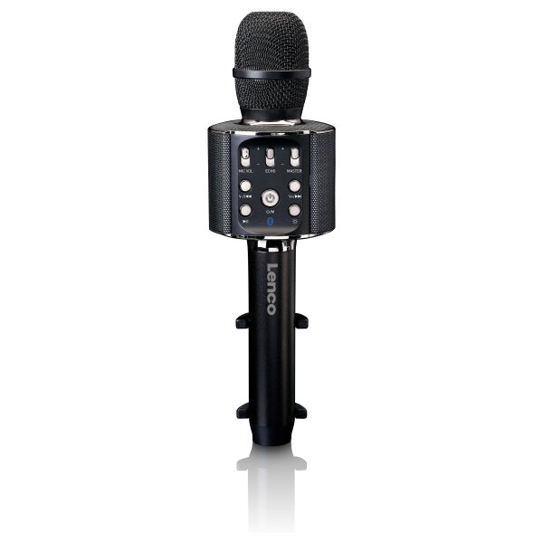 LENCO BMC-090 Karaoke-Mikrofon, schwarz