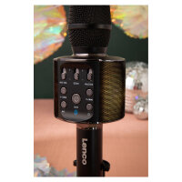 LENCO BMC-090 Karaoke-Mikrofon, schwarz
