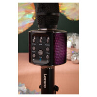 LENCO BMC-090 Karaoke-Mikrofon, schwarz